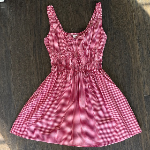 Marshall’s Gingham Red Mini Dress M - Picture 1 of 5